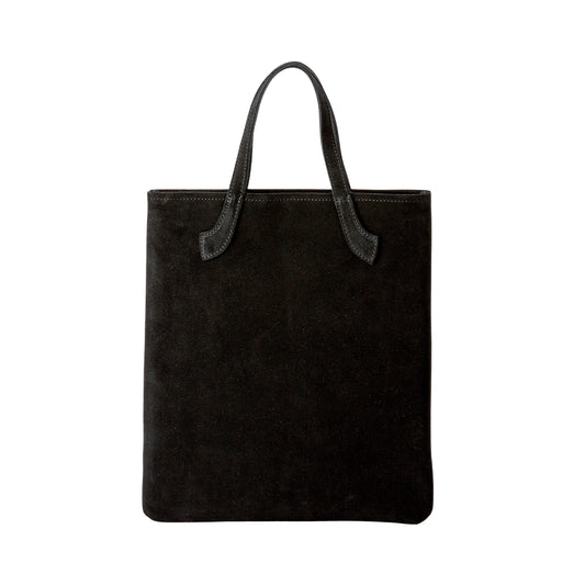 Round feel Suede Tote
