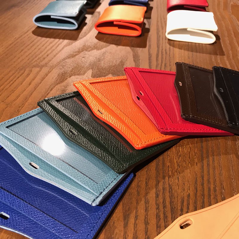 IDカードホルダー ドイツ製型押しカーフ 【豊岡財布認定モデル 日本製 本革】