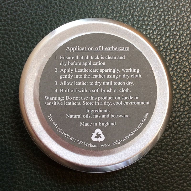 ブライドルレザー用ケアワックス セジュイック社製