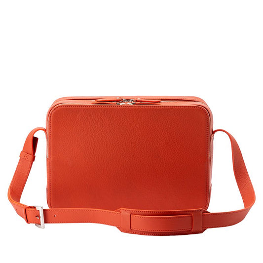 トラベルショルダー M 撥水加工レザー 【豊岡鞄認定モデル】