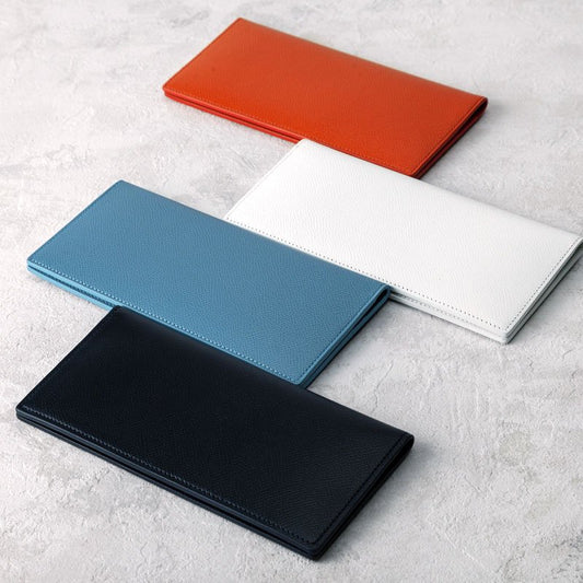 札入れ(薄マチ) カーフ型押 【日本製 本革】