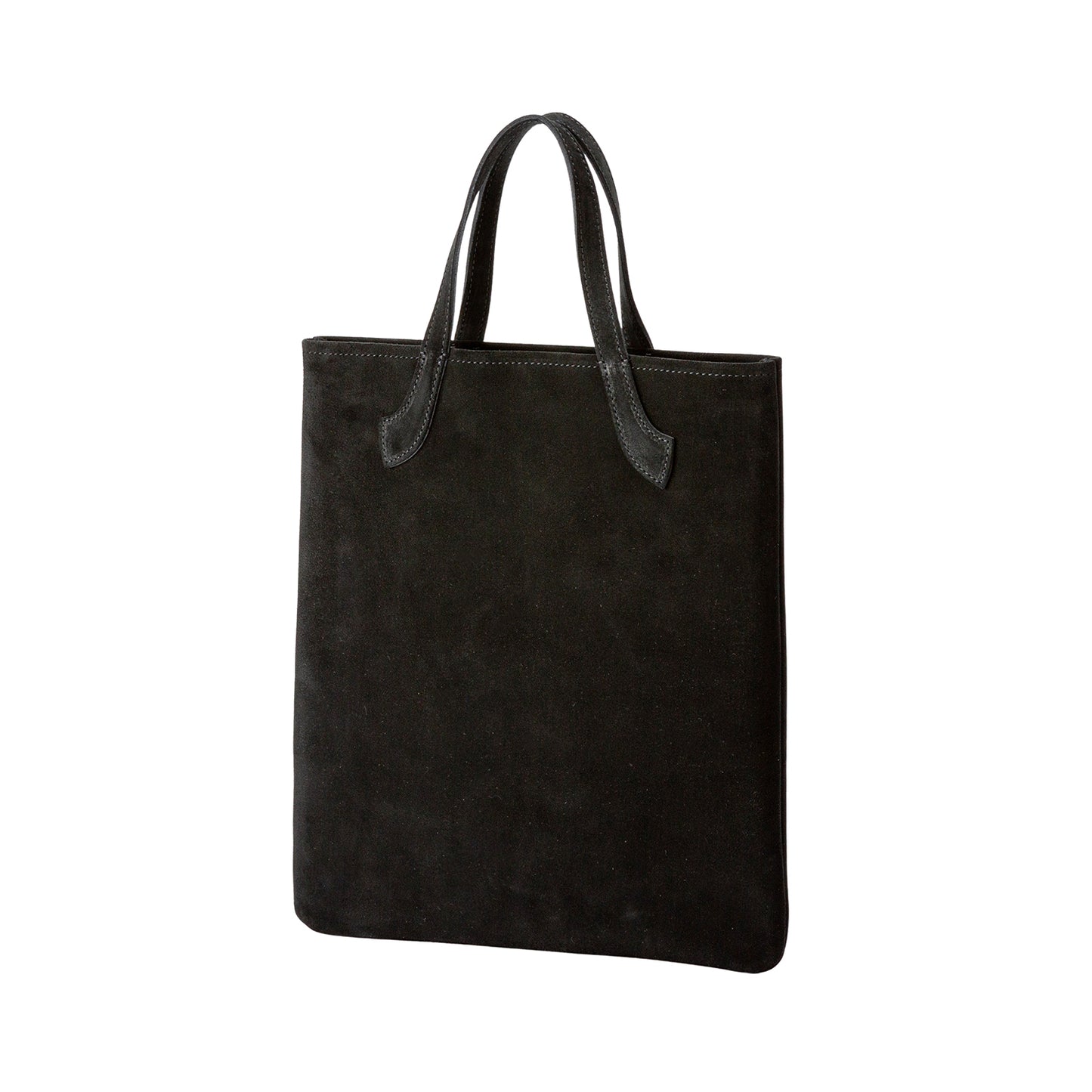 Round feel Suede Tote