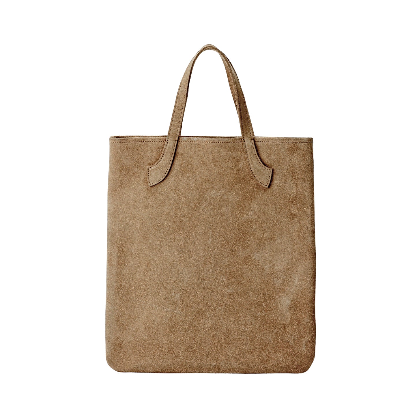 Round feel Suede Tote