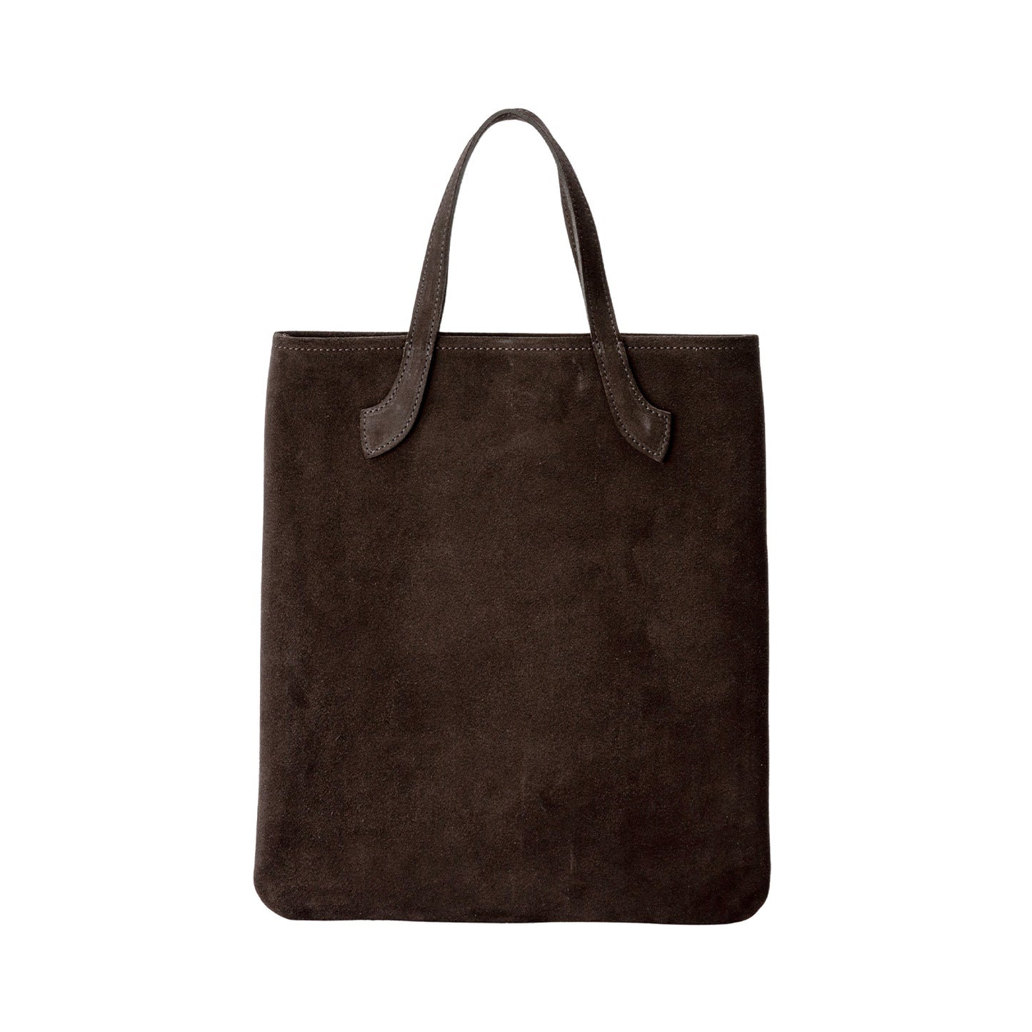 Round feel Suede Tote